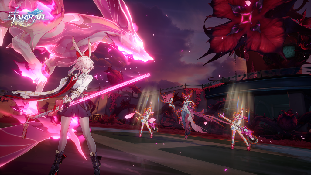 Evanescia in a still from Honkai Star Rail 4.2.