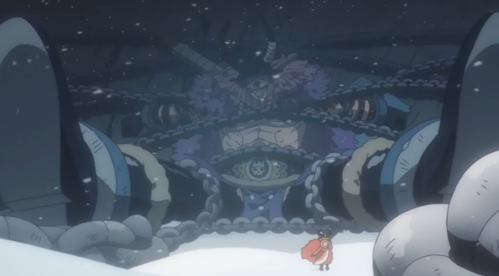 Luffy and Loki from One Piece. 