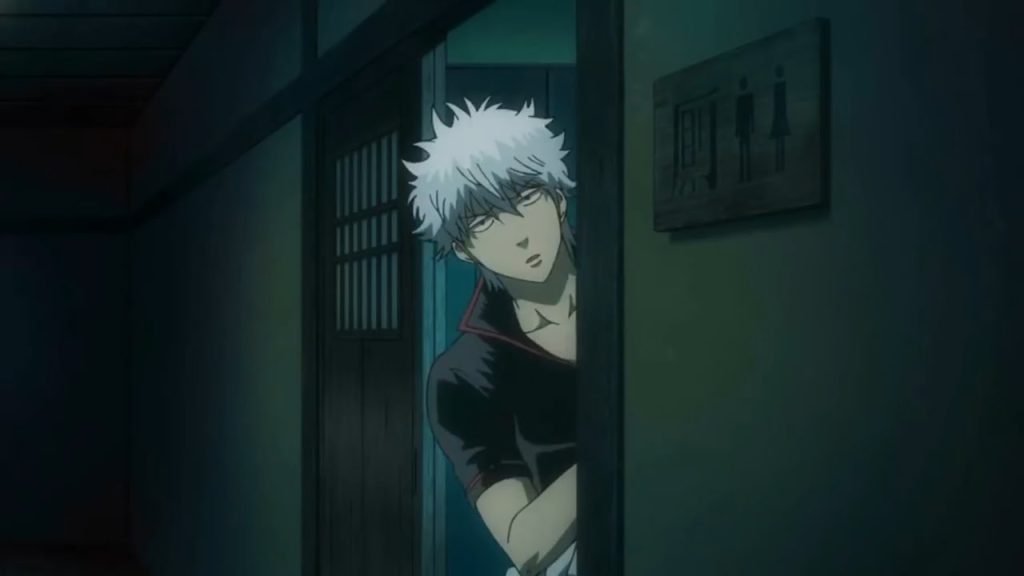 a still from the gintama anime series