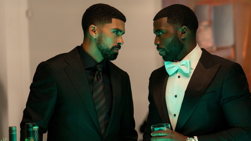 Matthew Law and Y'lan Noel in a still from Nemesis