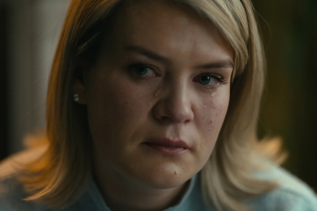 caroline muirhead crying