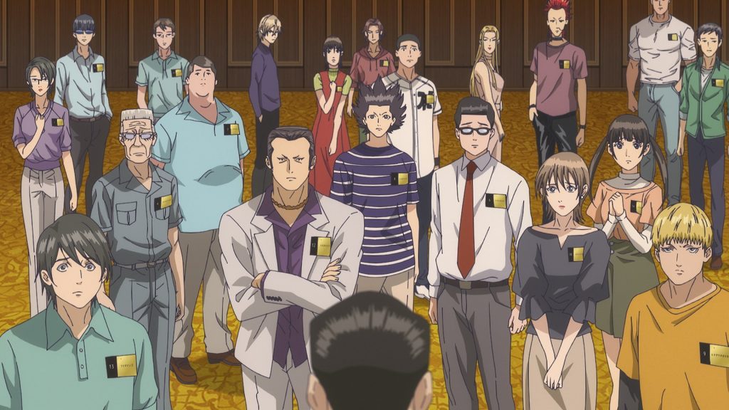 a still from the Liar Game anime episode 4