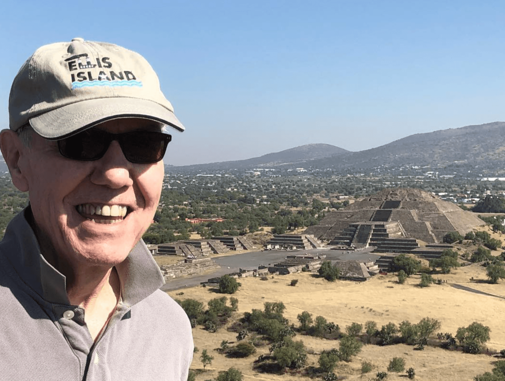 Gerry Conway clicking a selfie 