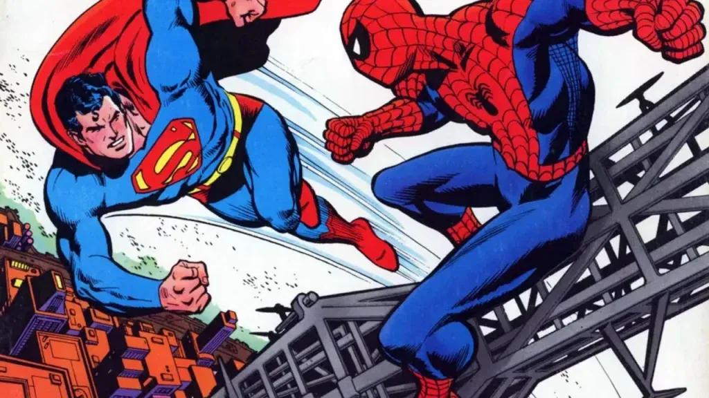 A still from Superman vs The Amazing Spider-Man (1976)