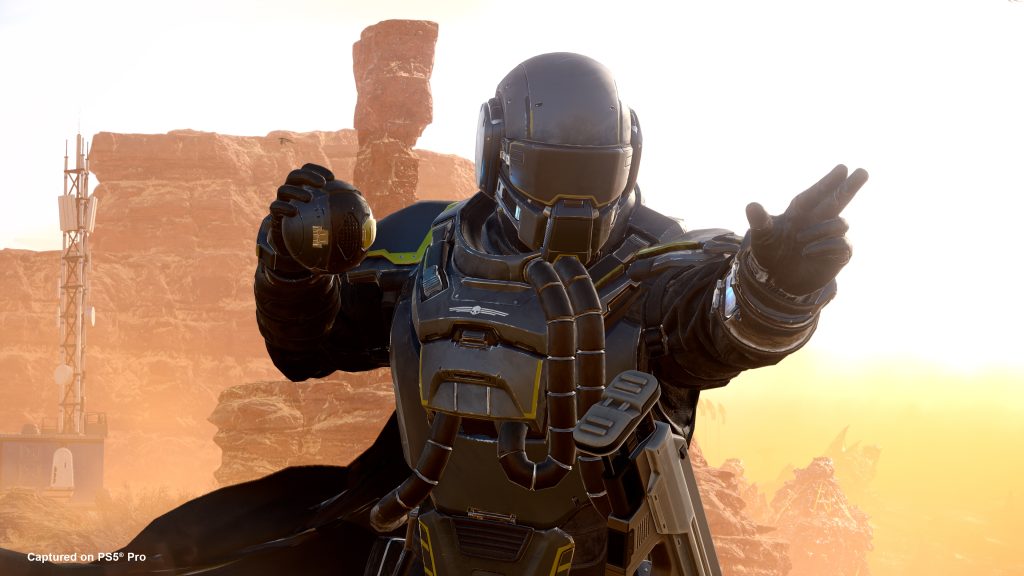 heavy armor from Exo Experts Warbond in  Helldivers 2