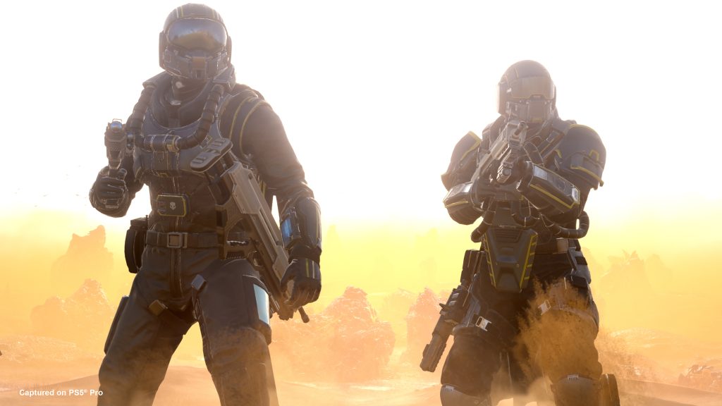 armors from Exo Experts Warbond in  Helldivers 2