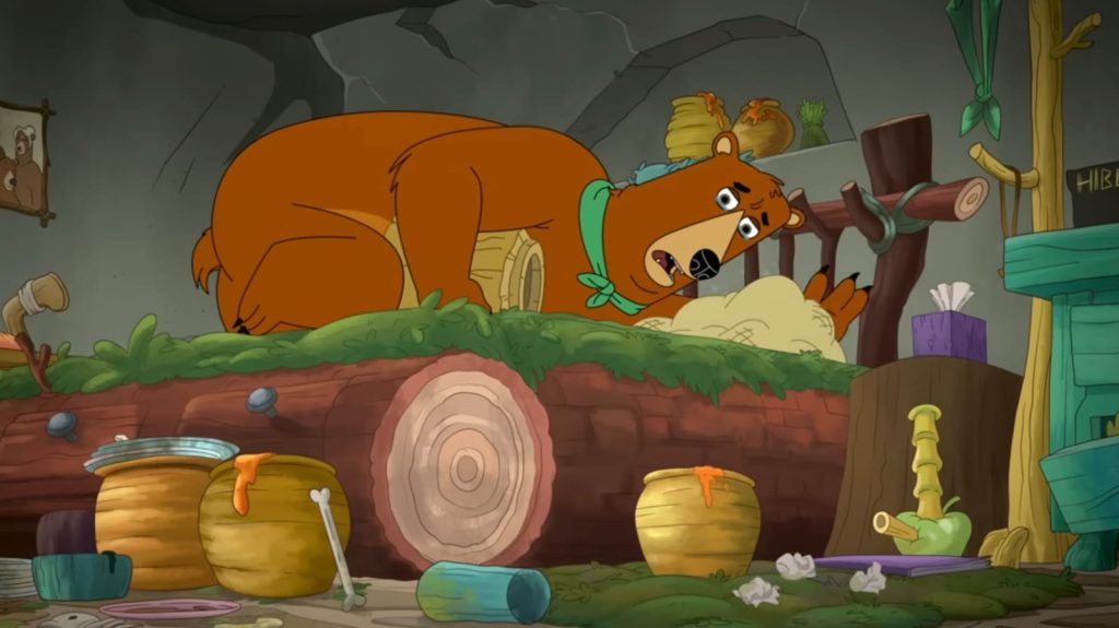 A scene from the netflix series Mating Season