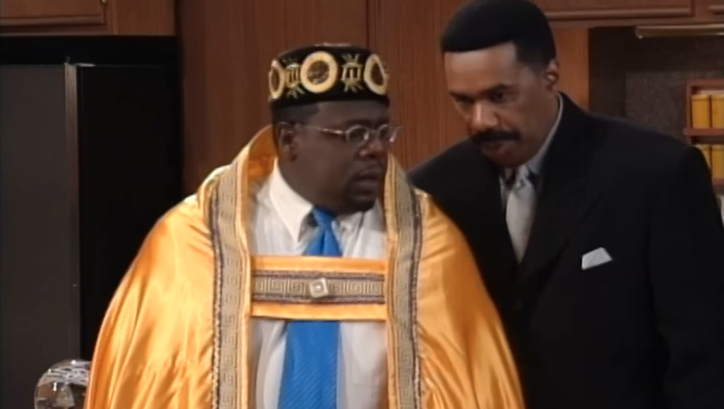 Cedric and Steve Harvey in the sitcom