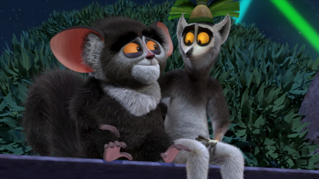 King Julien with Maurice
