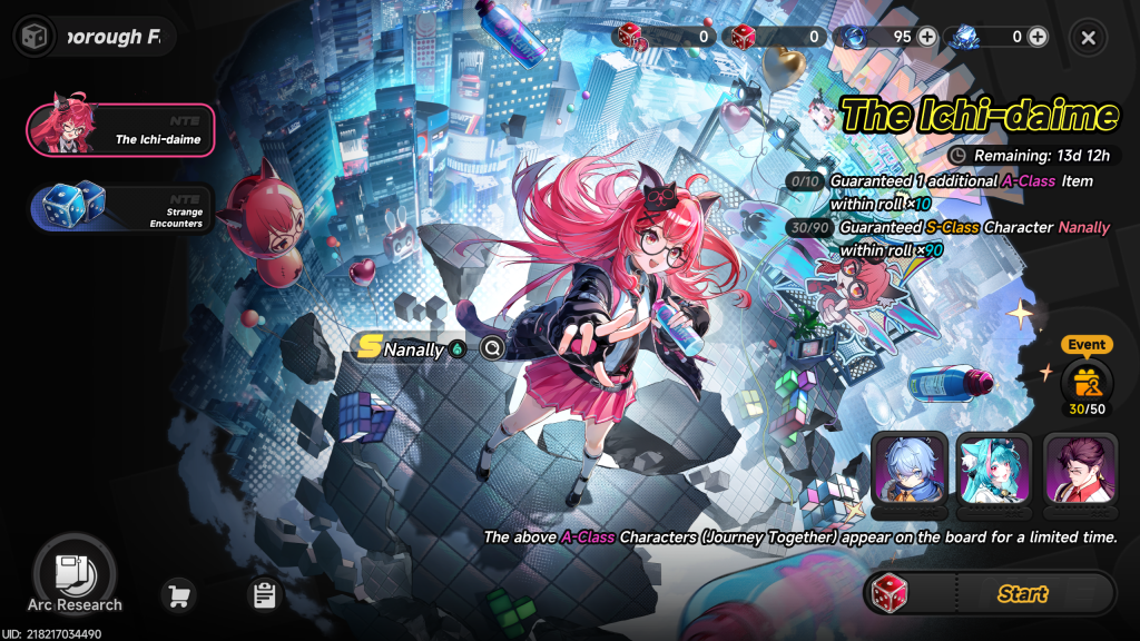 Nanally banner in NEverness to Everness