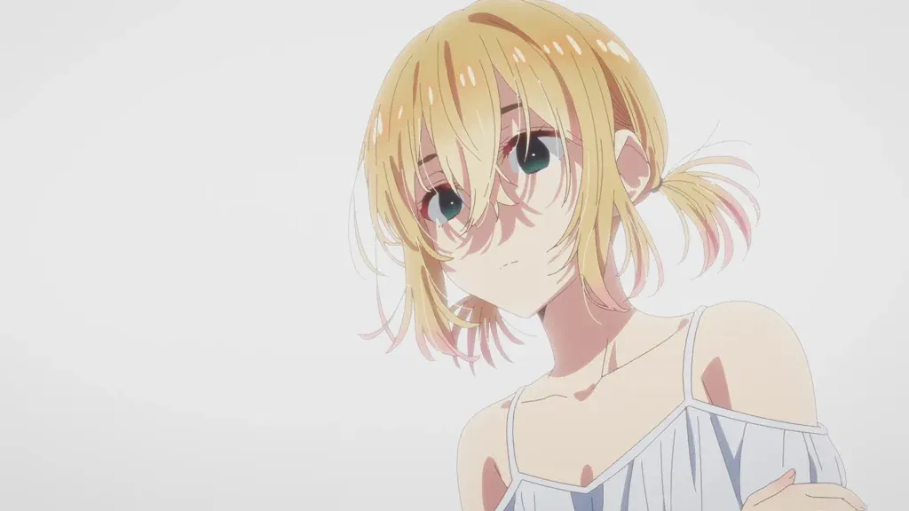 Mami asking Kazuya and Chizuru to kiss in rent-a-girlfriend anime