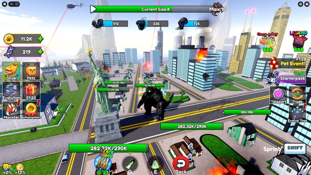 Train Kaiju to Destroy Active Codes