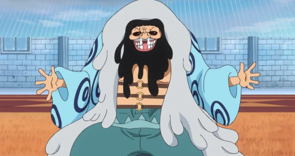 a still from the one piece anime series
