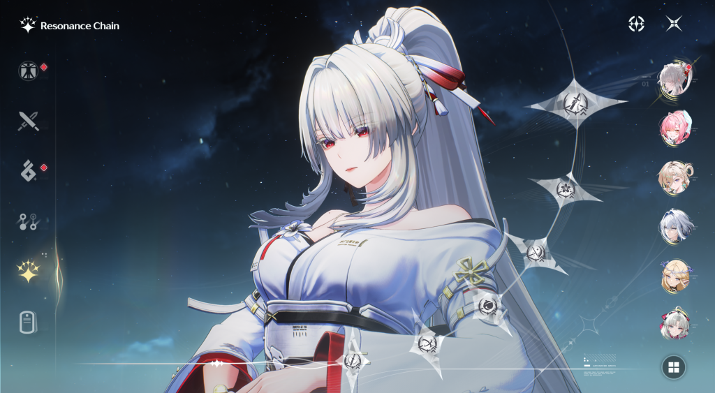 Hiyuki in an in-game screenshot from Wuthering Waves.
