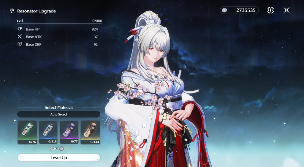 Hiyuki in an in-game screenshot from Wuthering Waves.