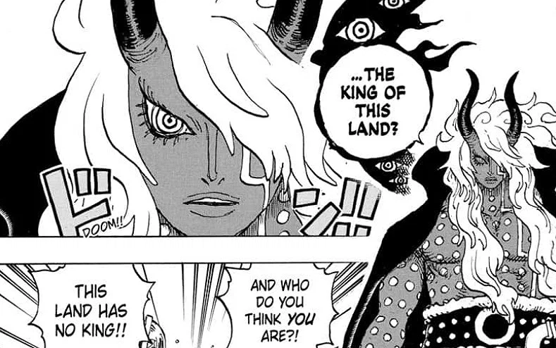 Imu arrives in Elbaf from One Piece.