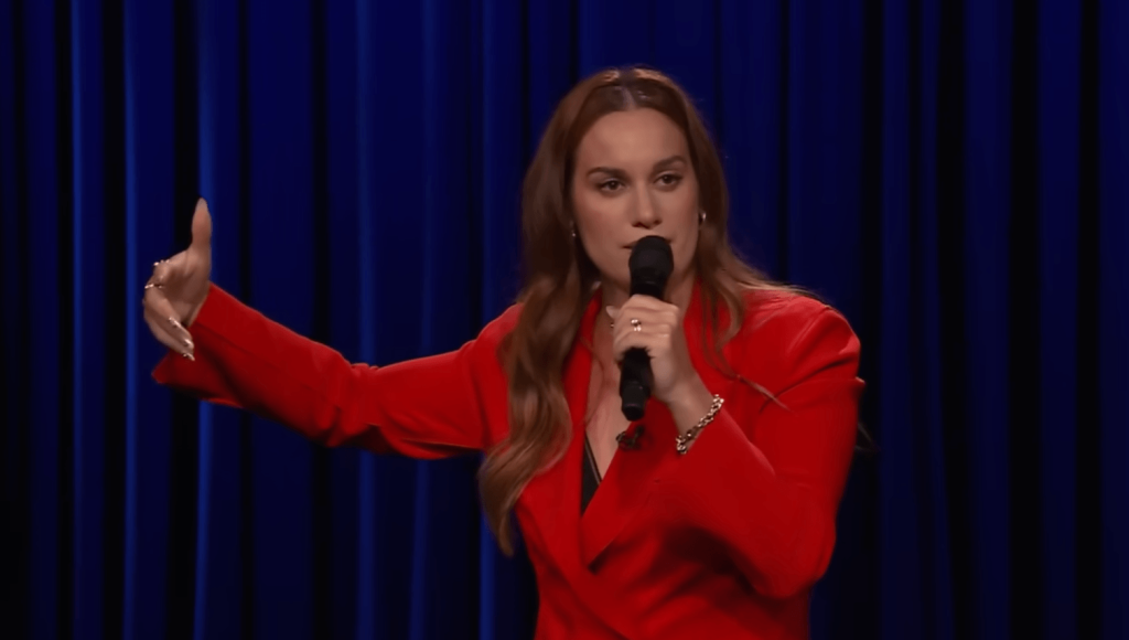Hannah Berner performing on stage 