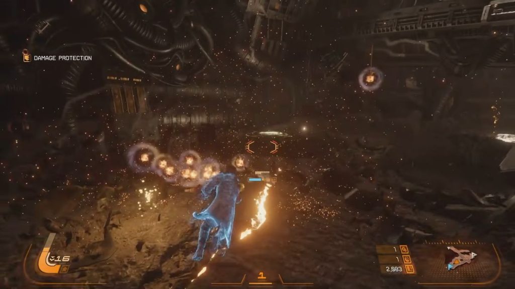 In-game image from Saros
