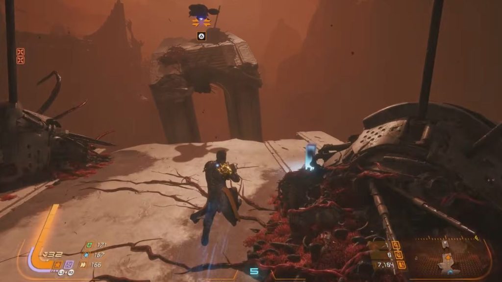 In-game image from Saros