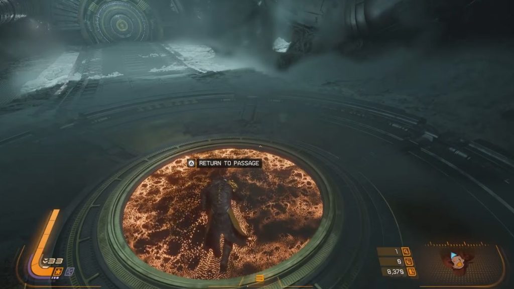 In-game image from Saros