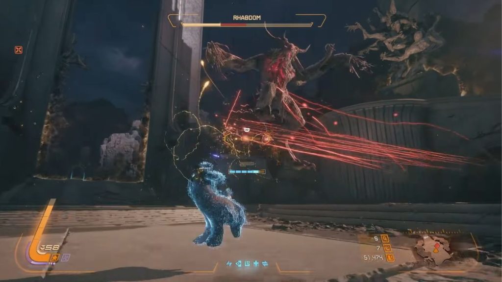 In-game image from Saros