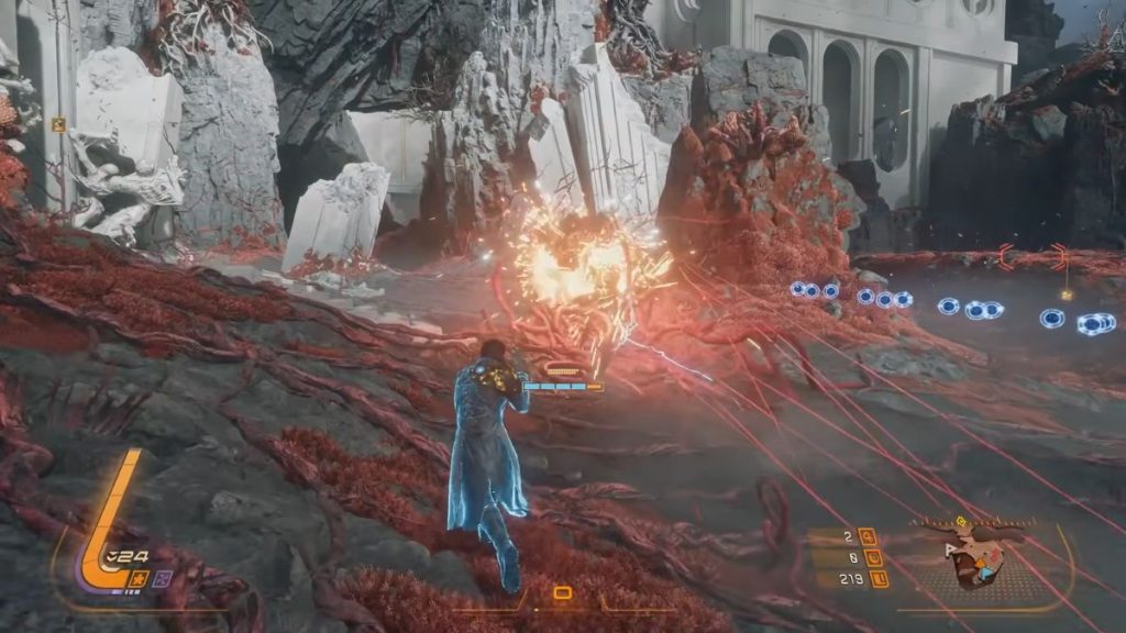 In-game image from Saros