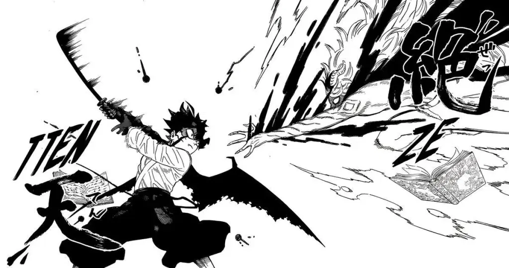 a still from the black clover manga series