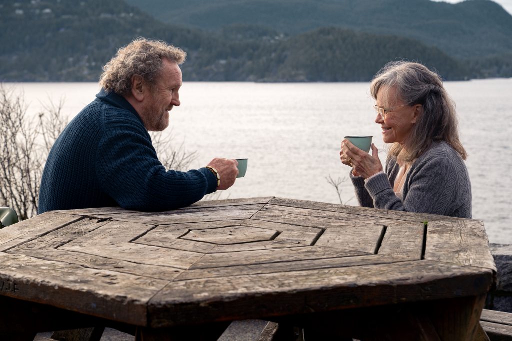 (L to R) Colm Meaney as Ethan and Sally Field as Tova in Remarkably Bright Creatures.