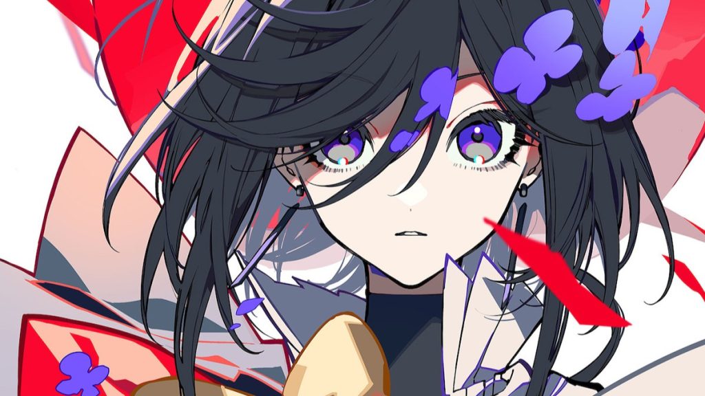 Sapphire, as seen in the poster of the ribbon princess netflix anime