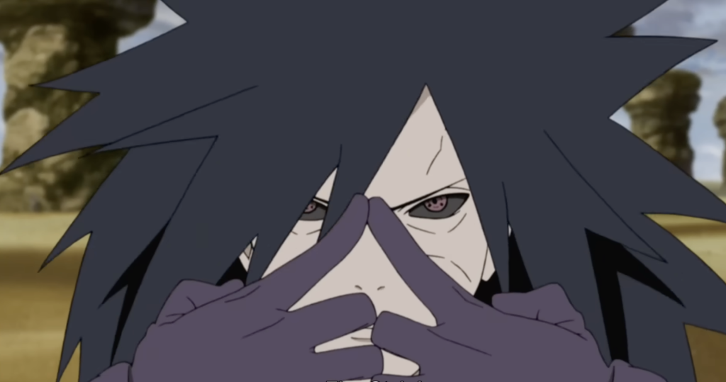 Madara using Fire Release Katon Endan advanced version in naruto