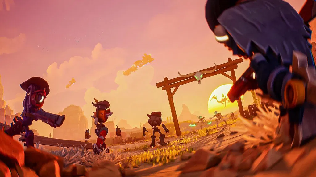 far far west cinematic scene 