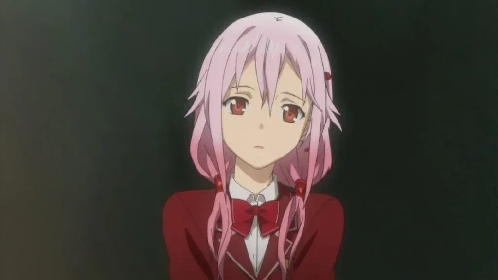 Inori in her school uniform
