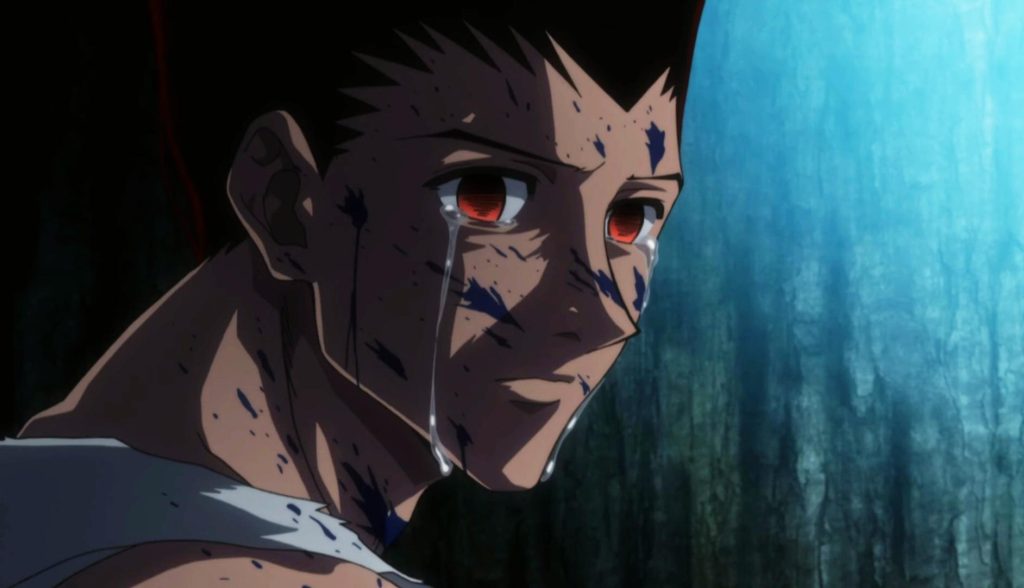 Gon crying