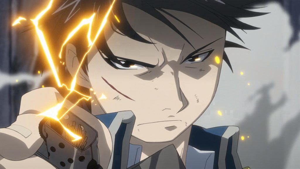 Roy mustang using a lighter for his alchemy