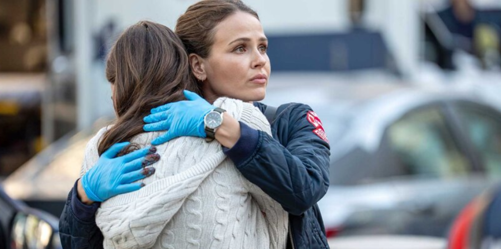 Lyla Novak (Jocelyn Hudon) appears in Chicago Fire Season 14 Episode 6.
