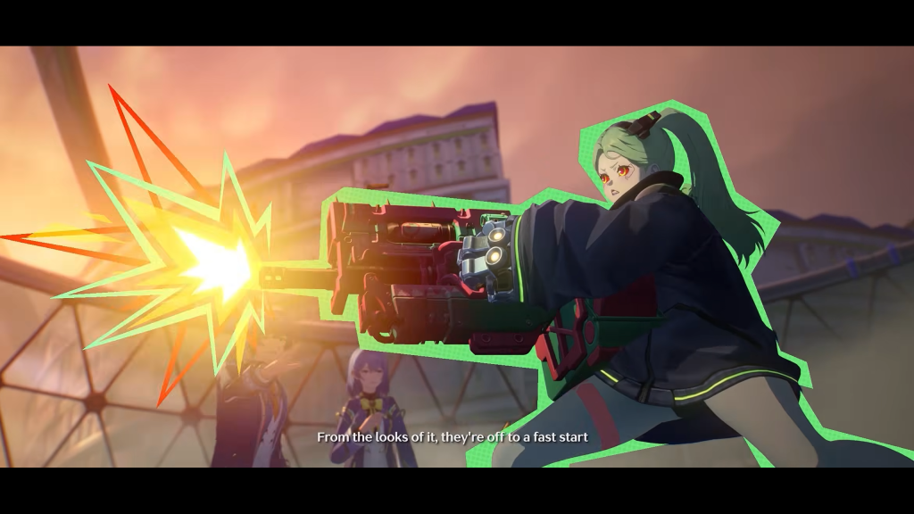 Wuthering Waves x Cyberpunk Collab Releases Next Month With Free Rebecca and More 69 A screenshot from the Wuthering Waves x Cyberpunk: Edgerunners collab trailer.