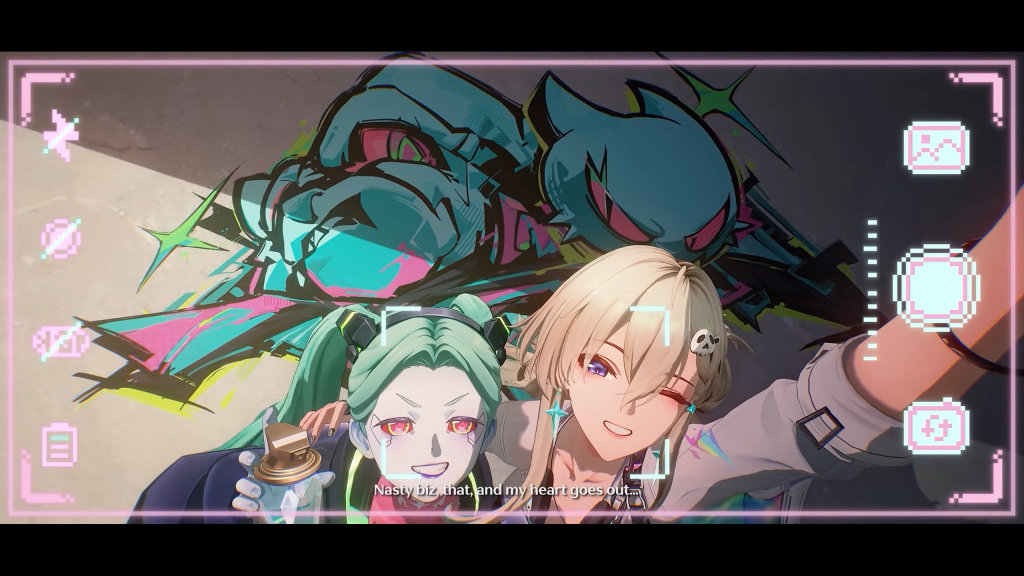 Wuthering Waves x Cyberpunk Collab Releases Next Month With Free Rebecca and More 72 A screenshot from the Wuthering Waves x Cyberpunk: Edgerunners collab trailer.
