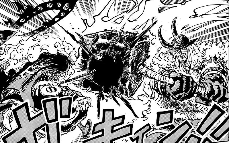 Một hình ảnh trích từ bộ truyện tranh One Piece.