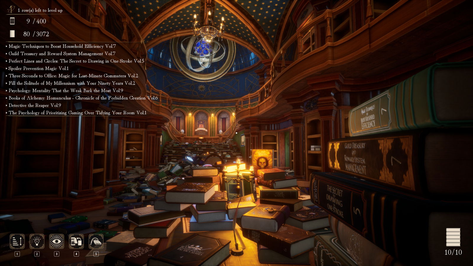  Tidy Up the Arcane Library.