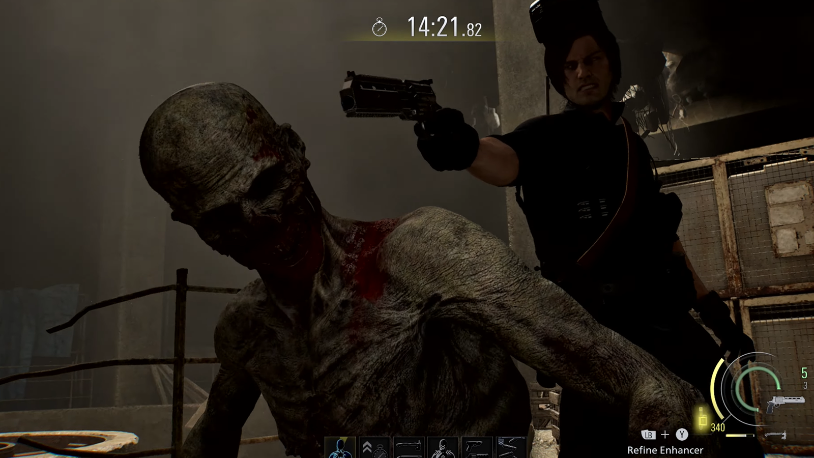 Leon Must Die Forever gameplay featuring Leon performing his Requiem finisher.