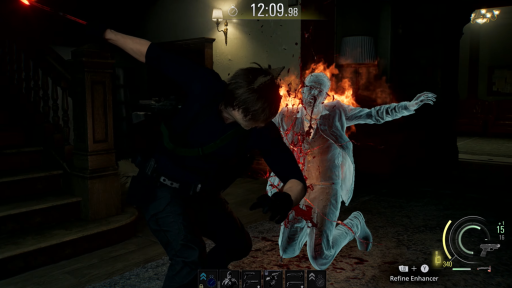 Leon with the Hellblade Axe in Leon Must Die Forever