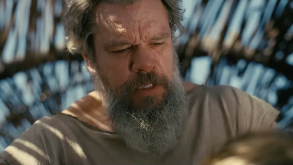 matt damon as odysseus in the odyssey by christopher nolan