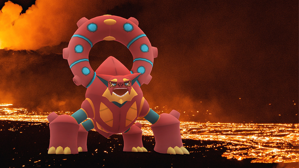 Volcanion in Pokemon GO.