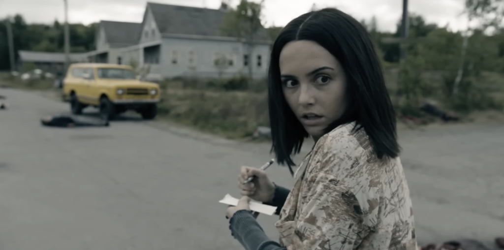 Julie looking scared in FROM Season 4 Episode 4 