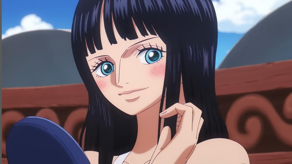 Robin's new haircut in One Piece Episode 1161. 