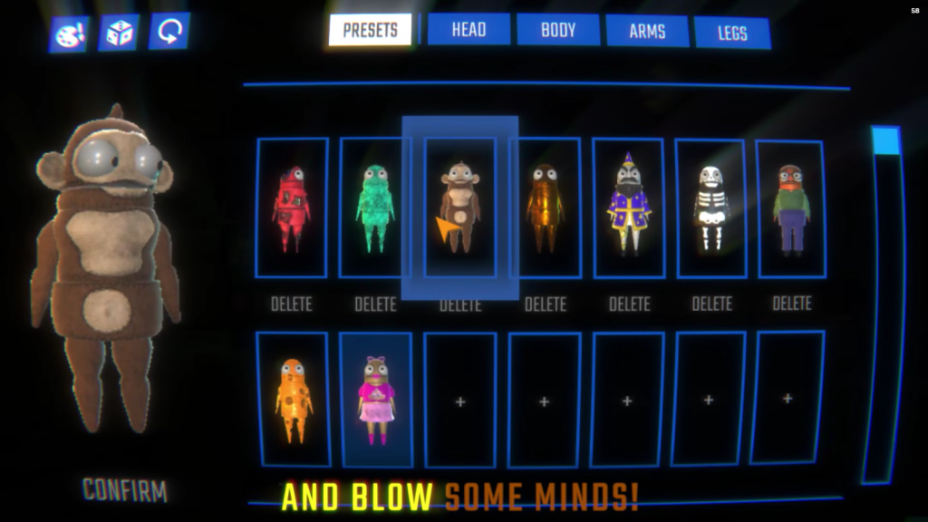 REPO Cosmetic menu