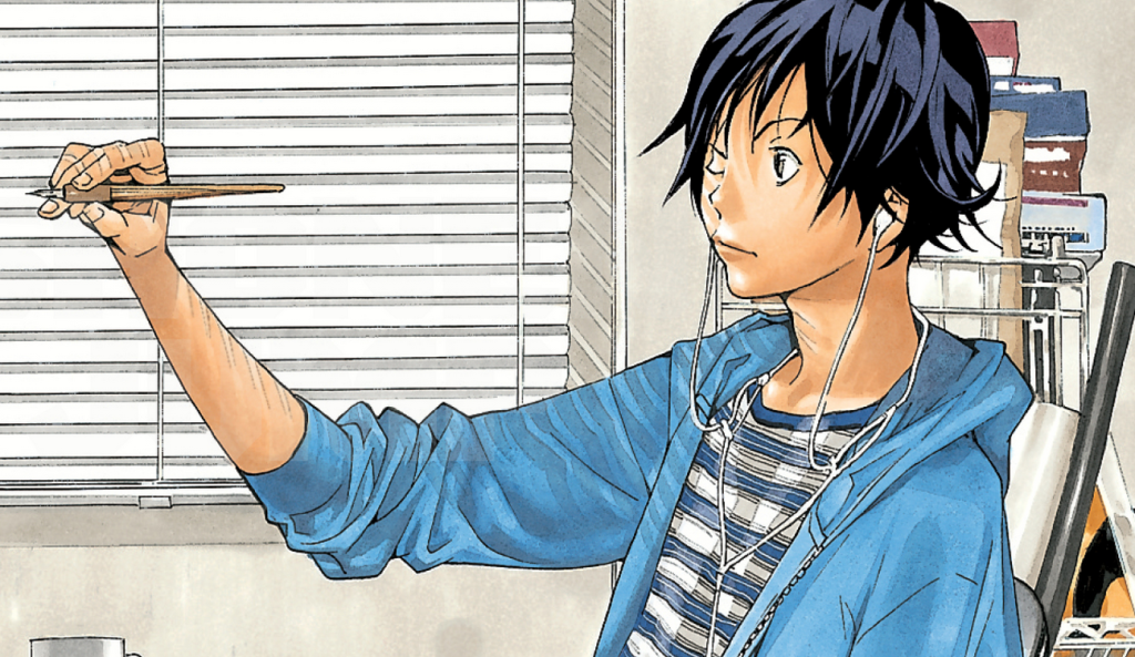 Bakuman colored cover art
