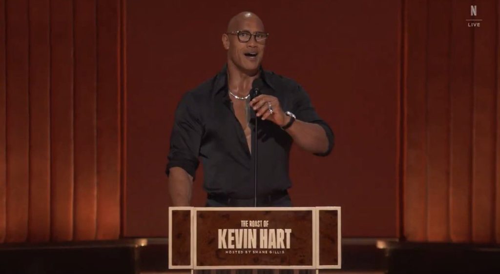 Dwayne Johnson in The Roast of Kevin Hart