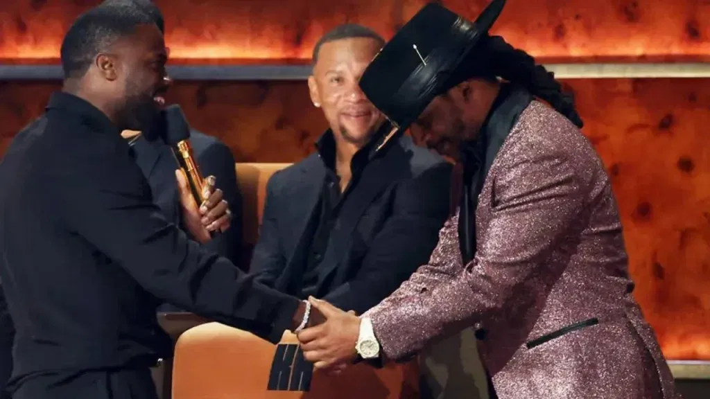 Katt Williams with Kevin Hart in The Roast of Kevin Hart