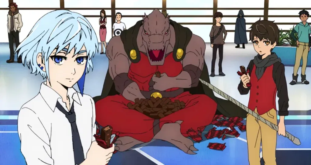 a still from the tower of god anime series